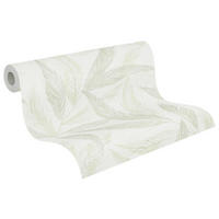 A.S.Création Vliestapete silber grün creme B/H/D: ca. 53x1005x9,4 cm Vliestapete - creme/grün (9,40/1005,00cm) - A.S.Creation