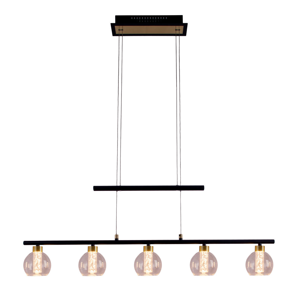 Näve Leuchten Pendelleuchte NV7093222 Brass - schwarz (10,00/150,00/90,00cm) - Näve Leuchten