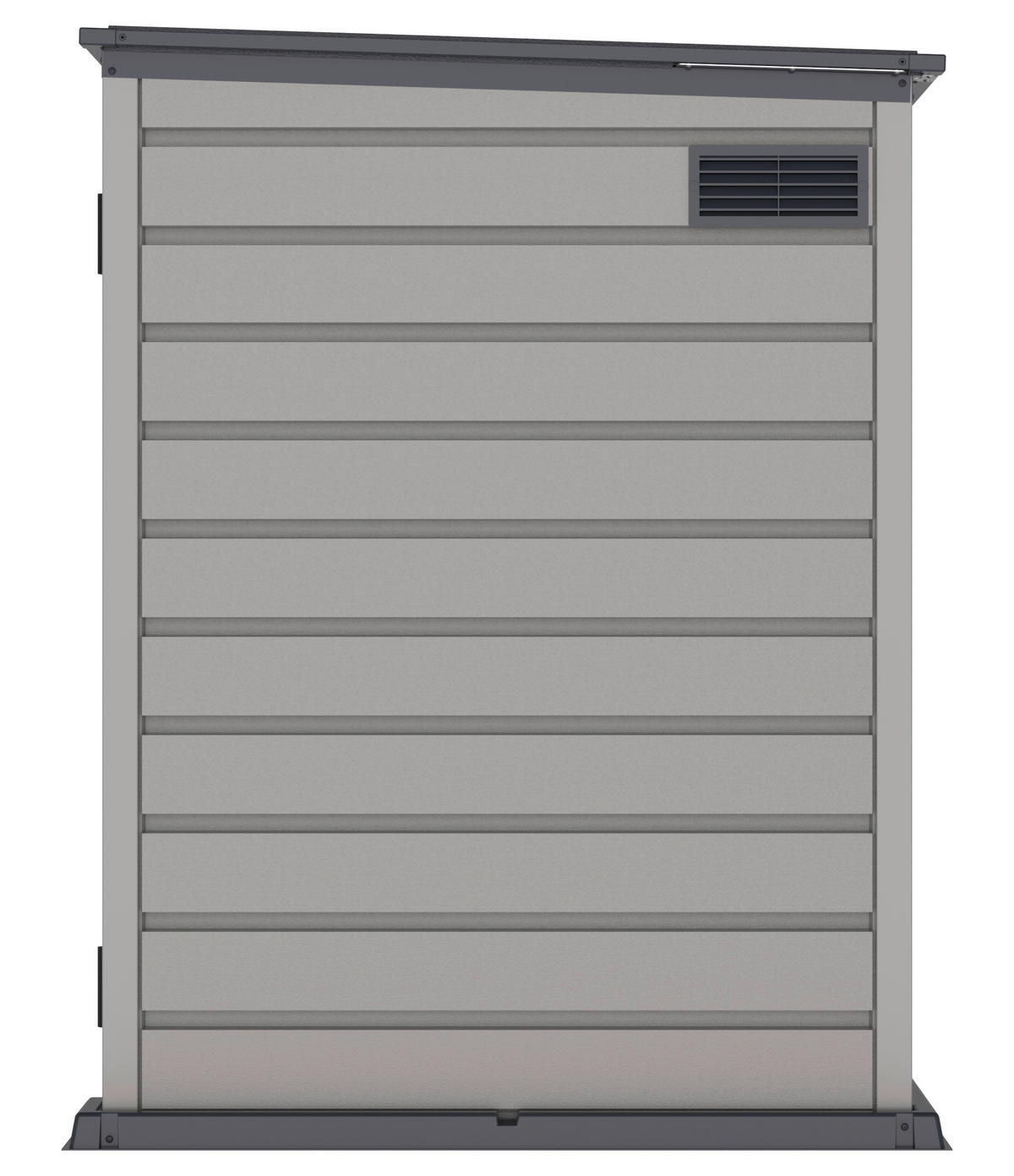 VCM Mülltonnenbox 3er StoreAway grau Kunststoff B/H/L: ca. 124x190x108 cm StoreAway - grau (108,00/124,00/190,00cm) - VCM