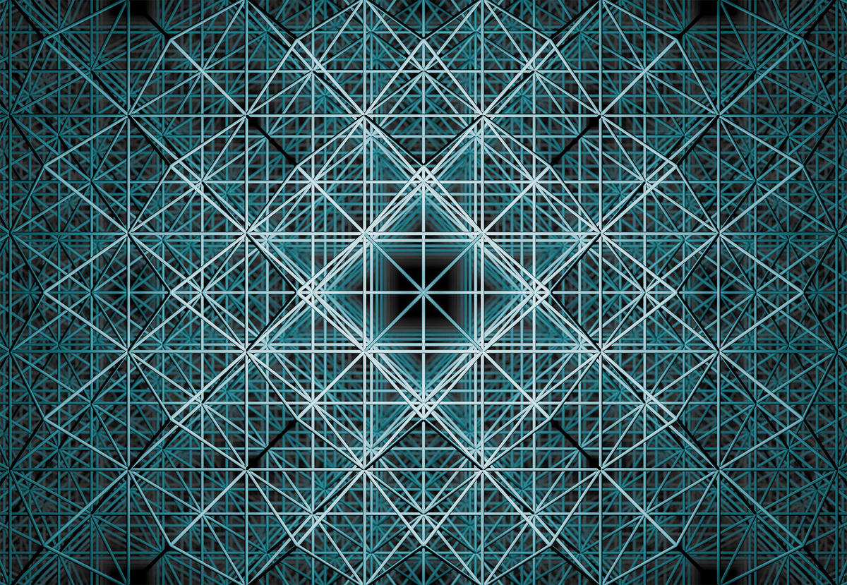 Komar Fototapete Matrix XXL4-061 grün B/H: ca. 268x248 cm Matrix XXL4-061 - grün (268,00/248,00cm) - Komar