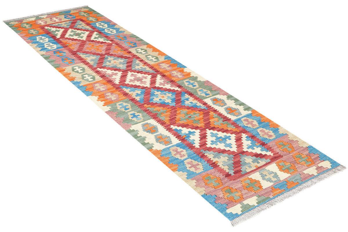 PersaTepp Teppich Kelim Gashgai bunt B/H/L: ca. 64x1x193 cm Kelim Gashgai - bunt (193,00/64,00/1,00cm) - PersaTepp