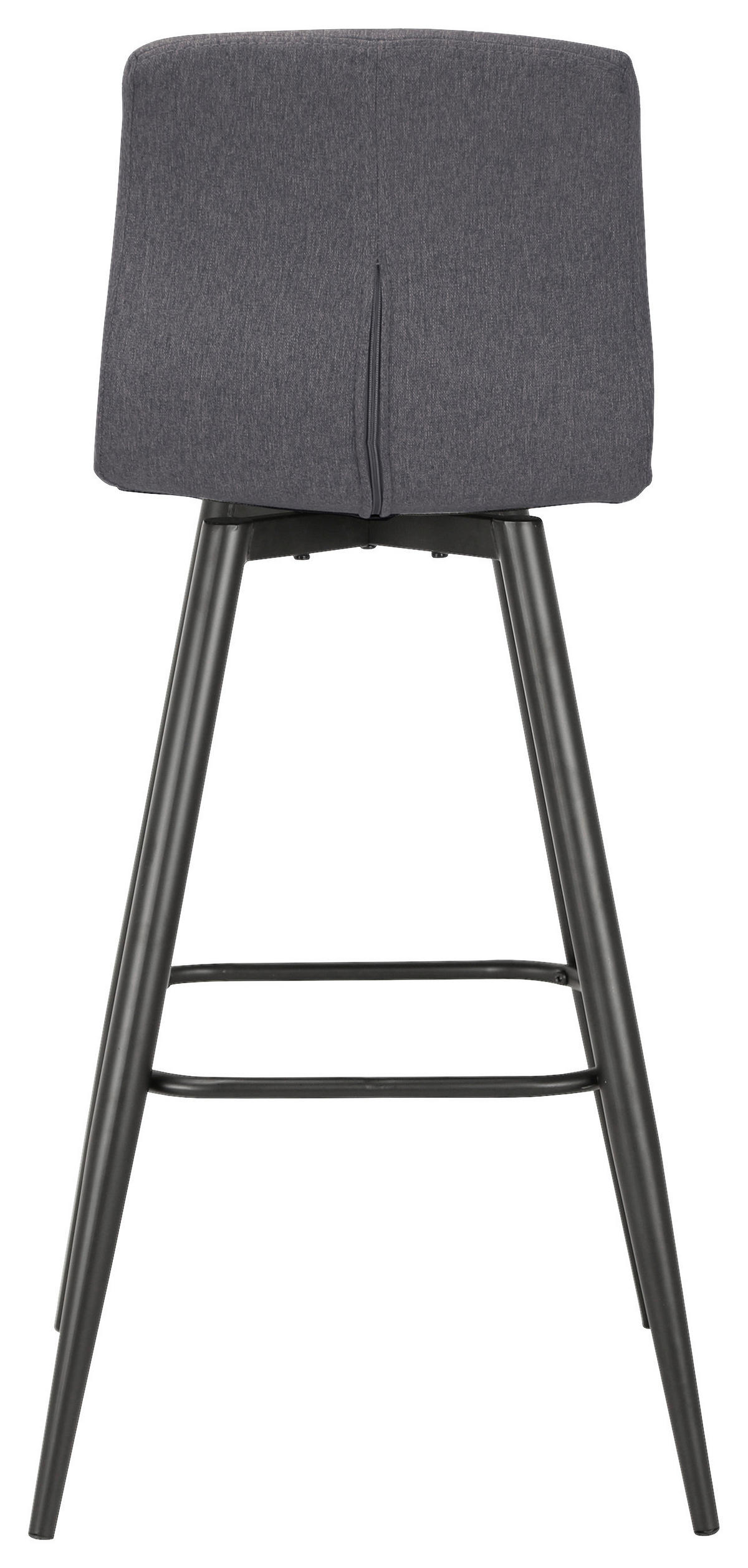 Barhocker SIMONE  2er-Set anthrazit schwarz Webstoff Metall B/H/T: ca. 42x103x51 cm SIMONE  2er-Set - schwarz/anthrazit (42,00/103,00/51,00cm) - byLIVING