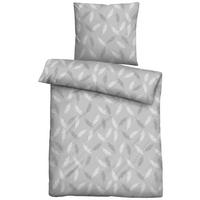 Baumwoll Bettwäsche Seersucker Bettwäsche_Seersucker_Federn - grau (135,00/200,00cm)