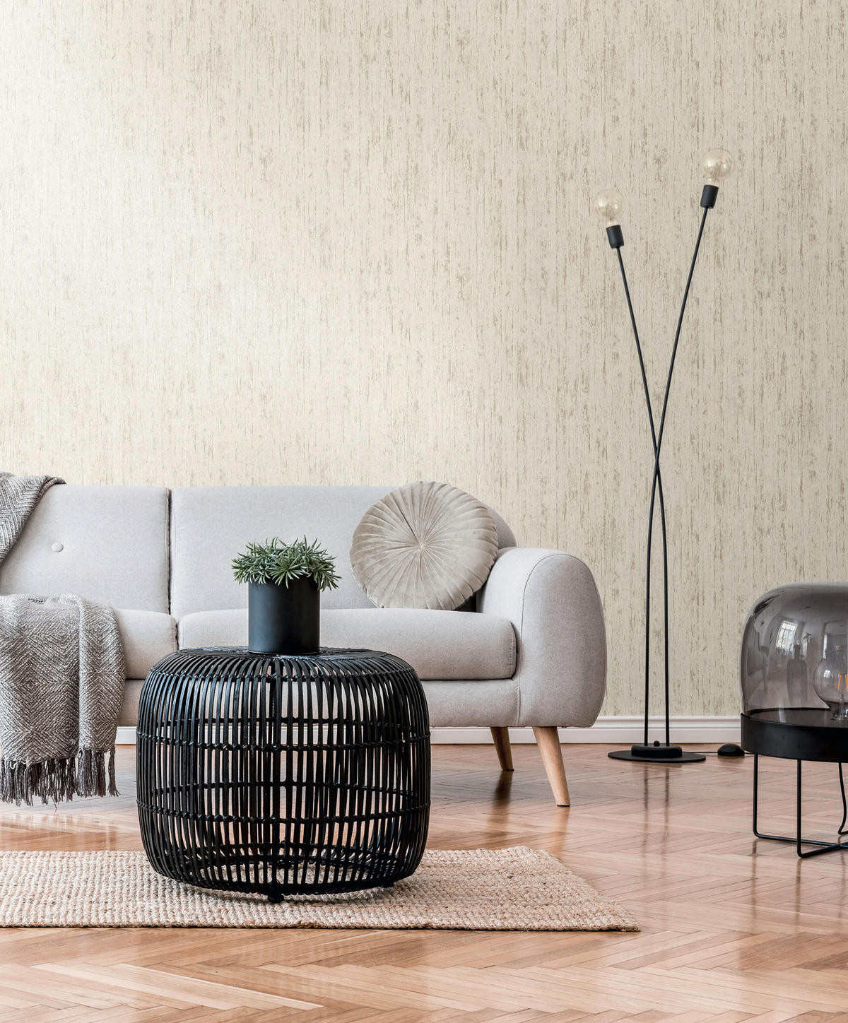 A.S.Creation Vliestapete beige gold B/H/D: ca. 53x1005x8,3 cm Vliestapete - beige/gold (8,30/1005,00cm) - A.S.Creation