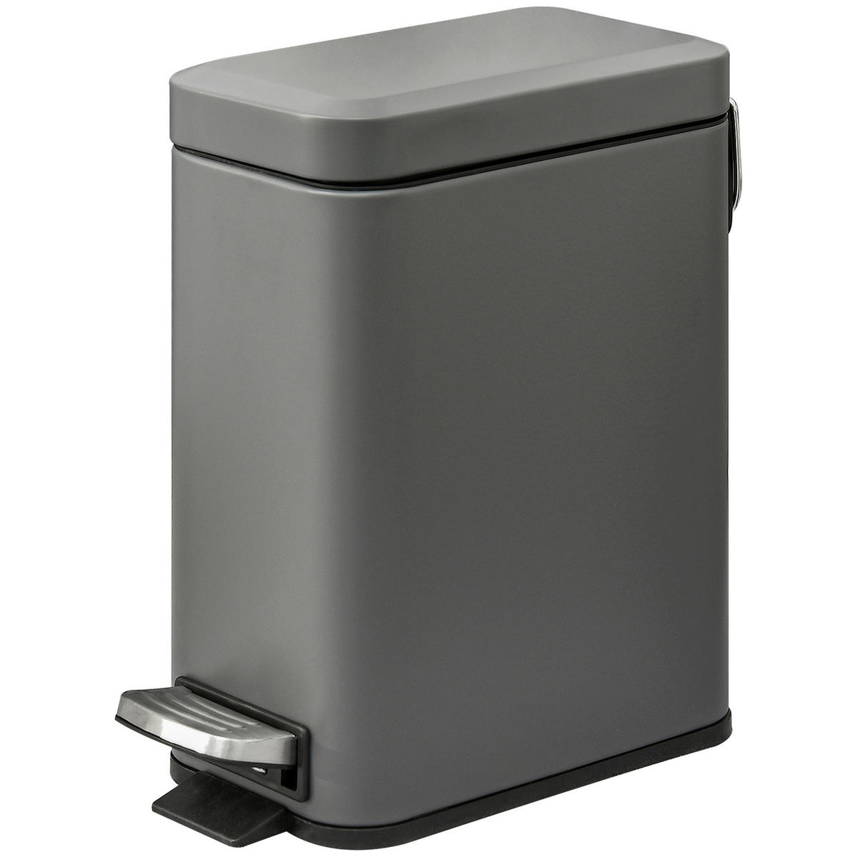 HOMCOM Mülleimer grau B/H/L: ca. 14x29,2x32 cm Mülleimer - grau (32,00/14,00/29,20cm) - HOMCOM