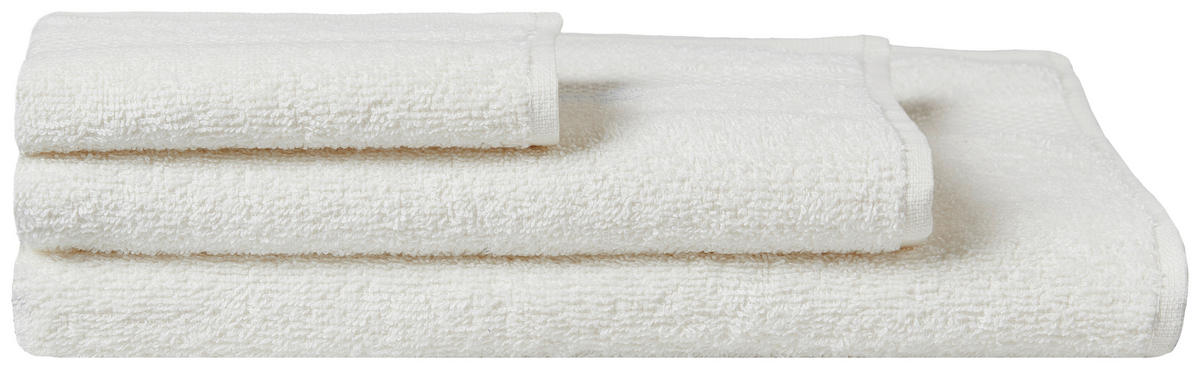 POCOline Gästetuch Lia Lia - weiß (30,00/50,00cm) - POCOline