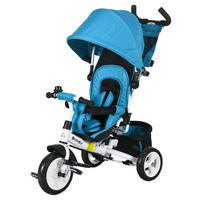 HOMCOM Kinderdreirad hellblau B/H/L: ca. 49x102x102 cm Kinderdreirad - hellblau (102,00/49,00/102,00cm) - HOMCOM