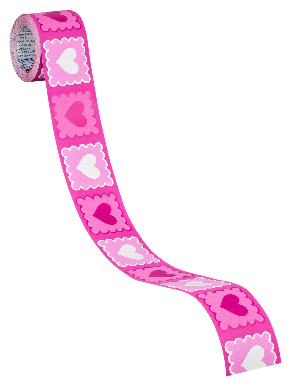 A.S.Creation Bordüre bunt rosa weiß B/H/D: ca. 5x500x7,9 cm Bordüre_selbstklebend - weiß/bunt (7,90/500,00cm) - A.S.Creation