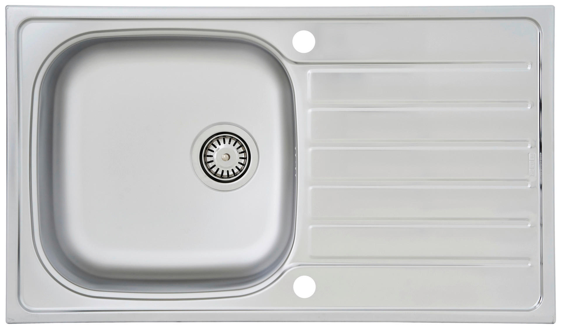 Respekta Einbauspüle Dallas 86 x 50 Edelstahl B/H/T: ca. 86x17x50 cm Dallas 86 x 50 - Edelstahl (86,00/17,00/50,00cm) - Respekta