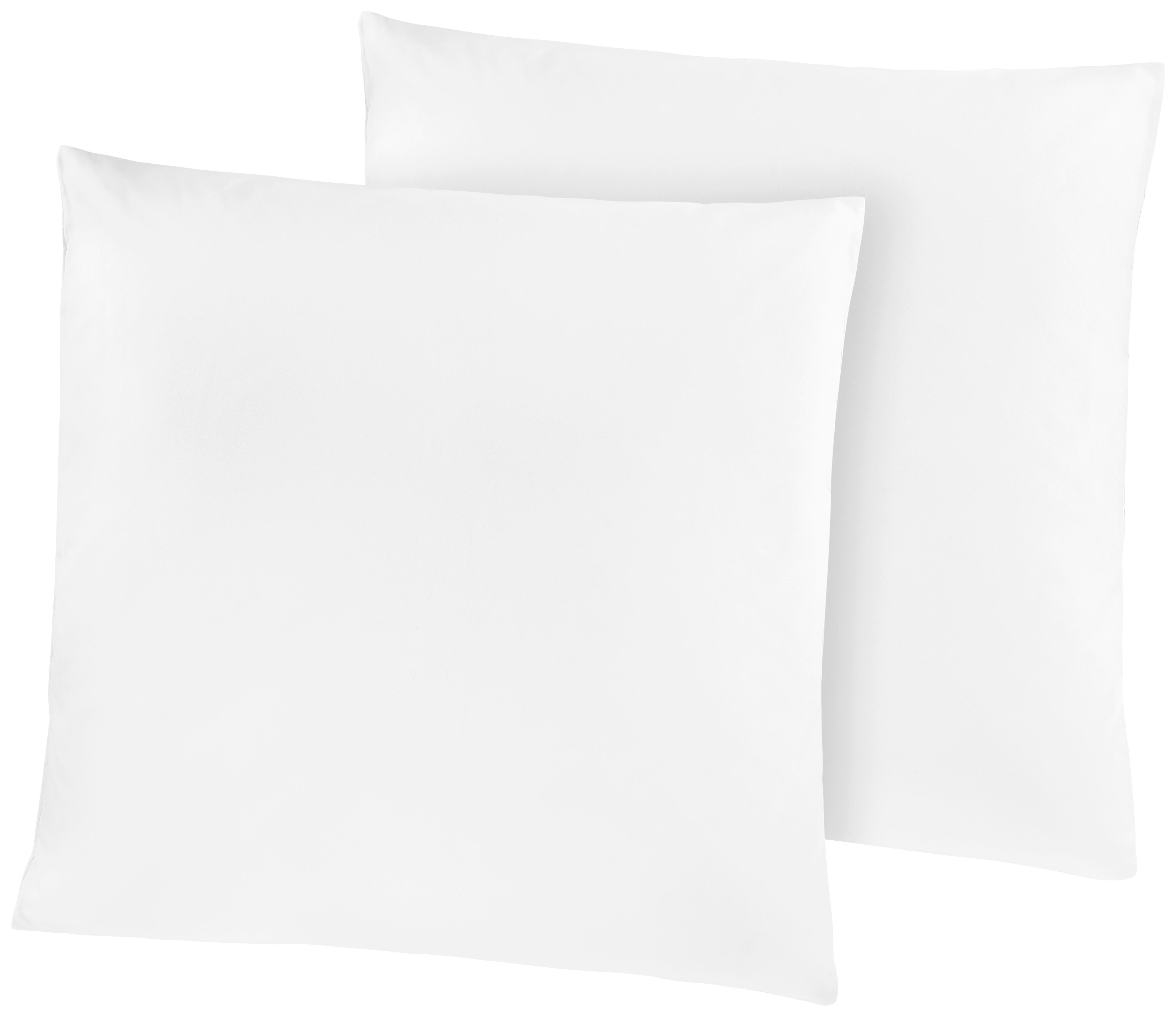 Kissenhülle Microfaser Kissenbezug_2erPack Microf.40x40 - weiß (40,00/40,00cm)