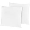 Kissenhülle Microfaser Kissenbezug_2erPack Microf.40x40 - weiß (40,00/40,00cm)