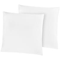 Kissenhülle Microfaser Kissenbezug_2erPack Microf.40x40 - weiß (40,00/40,00cm)