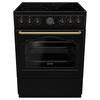Gorenje Stand-Elektroherd schwarz B/H/T: ca. 60x85x60 cm Stand-Elektroherd GECS6B70CLB - schwarz (60,00/85,00/60,00cm) - Gorenje