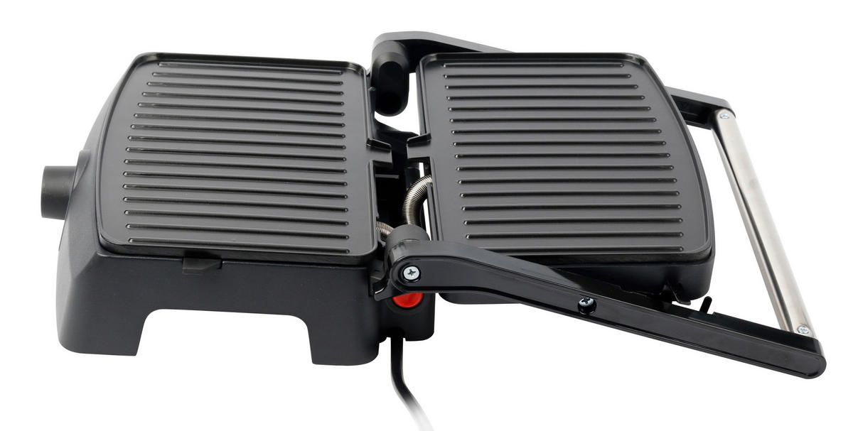 Emerio Multigrill CG-130861 silber B/H/L: ca. 13x23x26,8 cm Multi-Grill CG-130861 - silber (26,80/13,00/23,00cm) - Emerio