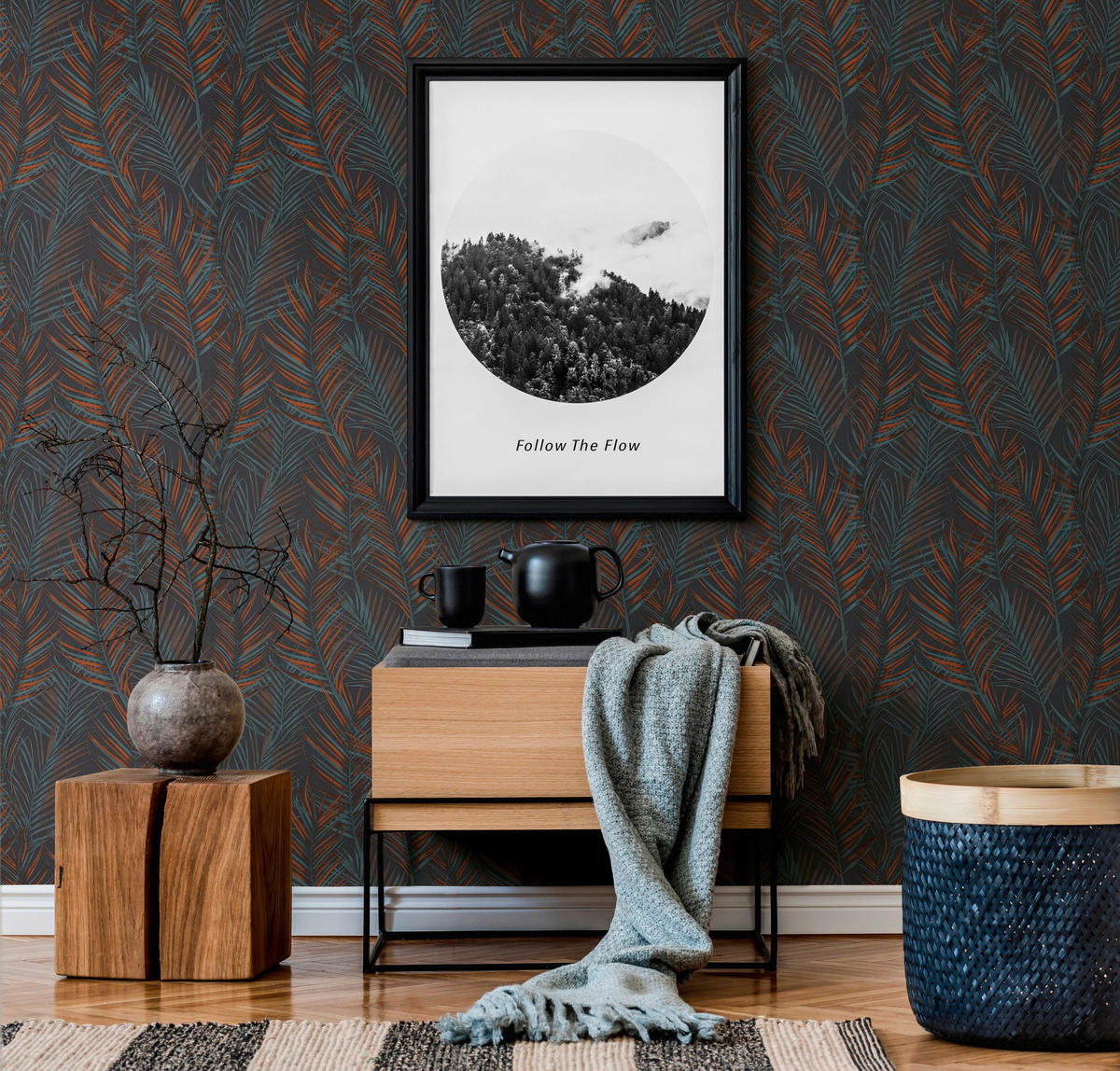 A.S.Creation Vliestapete Attractive 2 Floral schwarz B/L: ca. 53x1005 cm Attractive 2 - schwarz (53,00/1005,00cm) - A.S.Creation