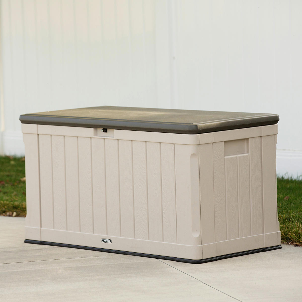 Lifetime Kissenbox Harmony 440L Lichtgrau Kunststoff B/H/T: ca. 128x67x64 cm Harmony 440L - Lichtgrau (128,00/67,00/64,00cm) - Lifetime