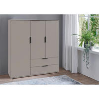 Kombikommode Easy Plus Black Sahara grau B/H/T: ca. 130x140x40 cm Easy Plus Black - Sahara/grau (130,00/140,00/40,00cm)