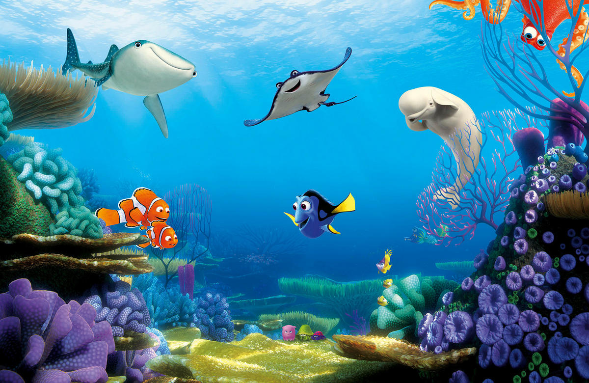 Komar Fototapete Finding Dory X8-8497 B/H: ca. 400x260 cm Finding Dory X8-8497 - (400,00/260,00cm) - Komar