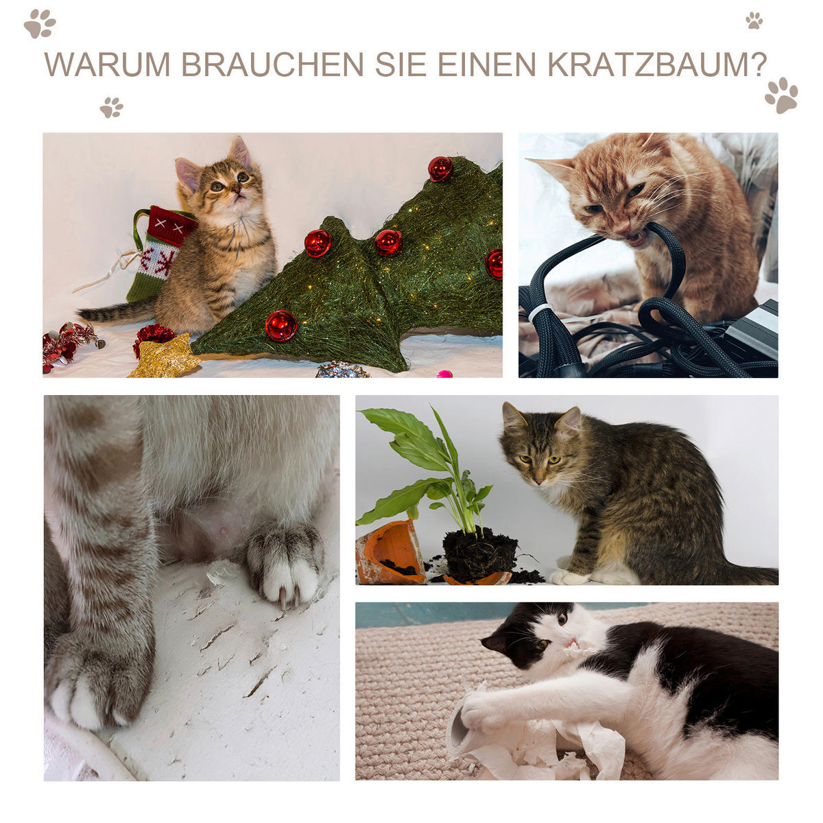 PawHut Katzen-Zubehör grau Edelstahl B/H/L: ca. 30x48,5x30 cm Katzenhöhle - grau (30,00/30,00/48,50cm) - PawHut