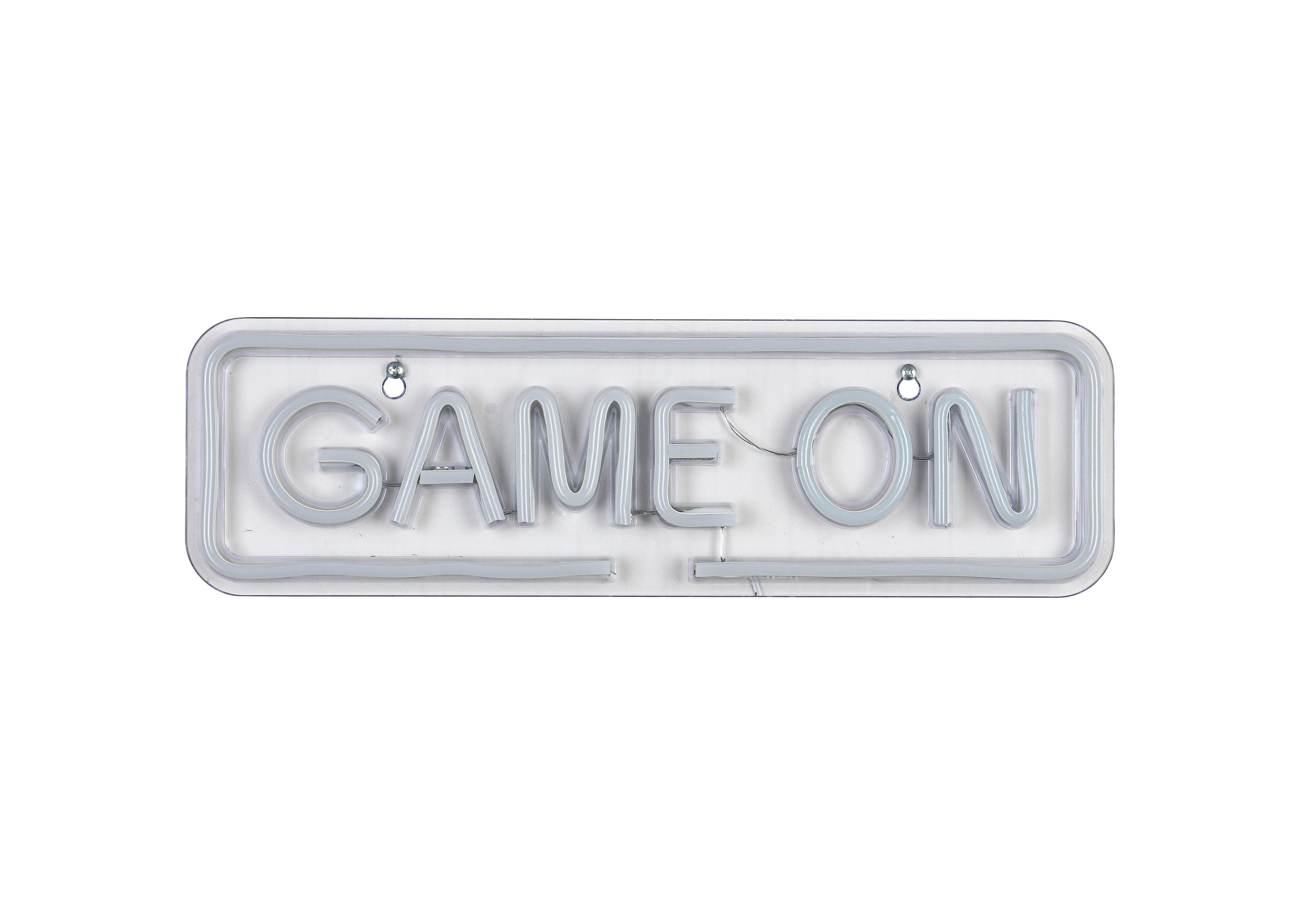 Nolo LED-Neon_Wandleuchte Acryl B/H/L: ca. 14x1,6x39 cm LED-Neon-Wandleuchte_Game - (39,00/14,00/1,60cm) - Nolo