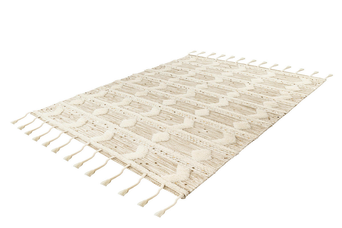 360Living Teppich Bohist creme B/L: ca. 160x230 cm Bohist - creme/khaki (160,00/230,00cm) - 360Living