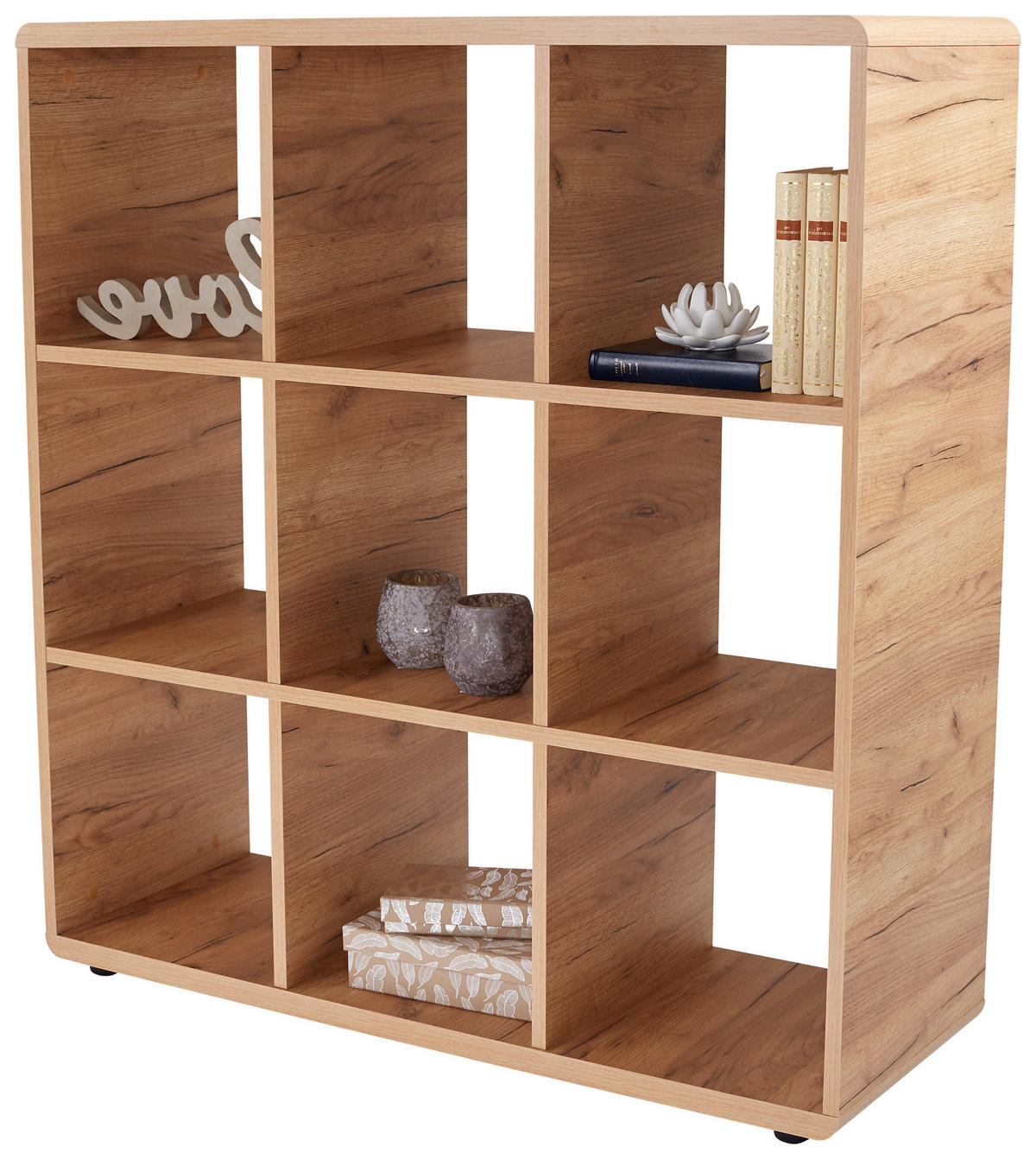 Regal Fontana Eiche Kraft Nachbildung B/H/T: ca. 109x110x35 cm Fontana - (109,00/110,00/35,00cm)