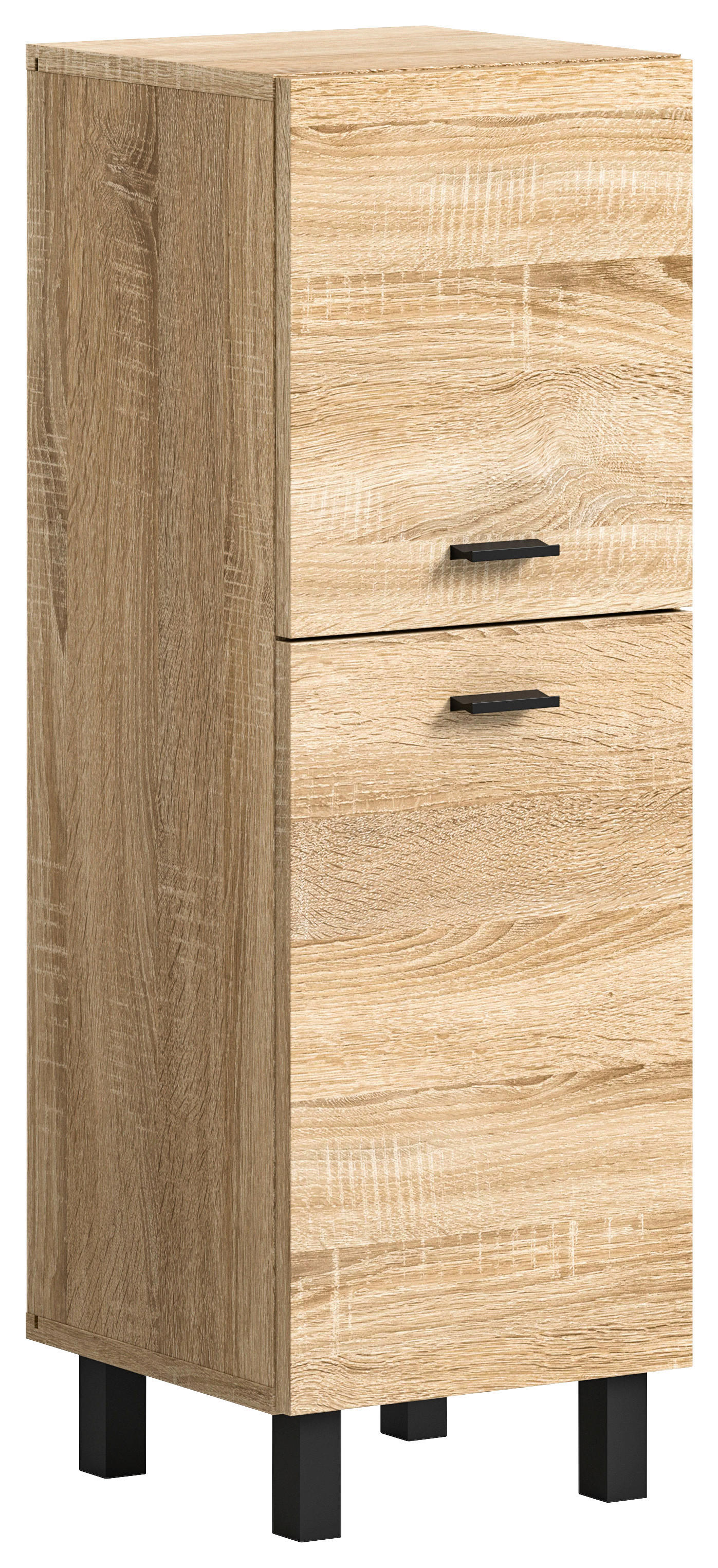 Badhochschrank BOSTON Eiche Sonoma Nachbildung B/H/T: ca. 30x80x29 cm BOSTON - Eiche (30,00/80,00/29,00cm) - xonox.home