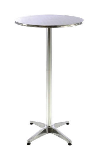 VCM Stehtisch silber Alu H/D: ca. 115x60 cm Stehtisch - silber (60,00/115,00cm) - VCM
