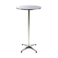 VCM Stehtisch silber Alu H/D: ca. 115x60 cm Stehtisch - silber (60,00/115,00cm) - VCM