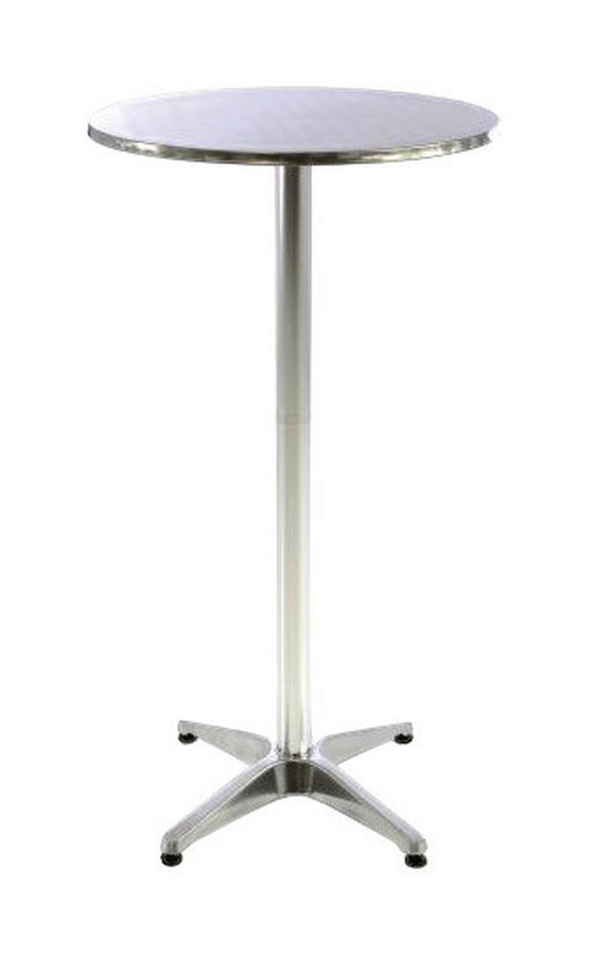 VCM Stehtisch silber Alu H/D: ca. 115x60 cm Stehtisch - silber (60,00/115,00cm) - VCM