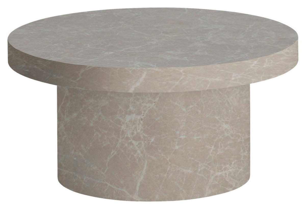 Couchtisch Sandgrau B/H/T: ca. 60x30x60 cm Couchtisch - Sandgrau (60,00/30,00/60,00cm) - Wohnling