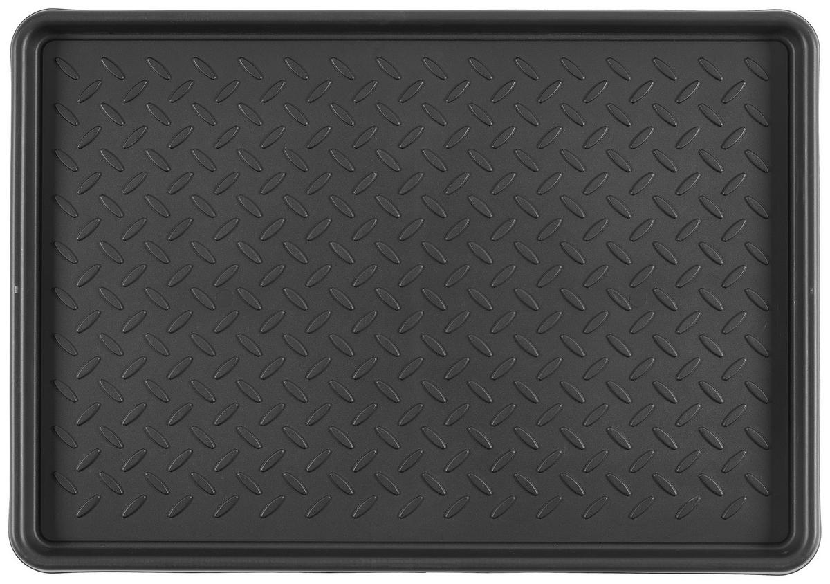 Abtropfschale schwarz B/L: ca. 37x53 cm Schuhabtropfschale_2Paar - schwarz (37,00/53,00cm)