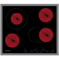 Privileg Glaskeramikkochfeld PCTAC K60411 IN schwarz B/H/T: ca. 56x4,2x49 cm PCTAC K60411 IN - schwarz/Edelstahl (56,00/4,20/49,00cm) - Privileg