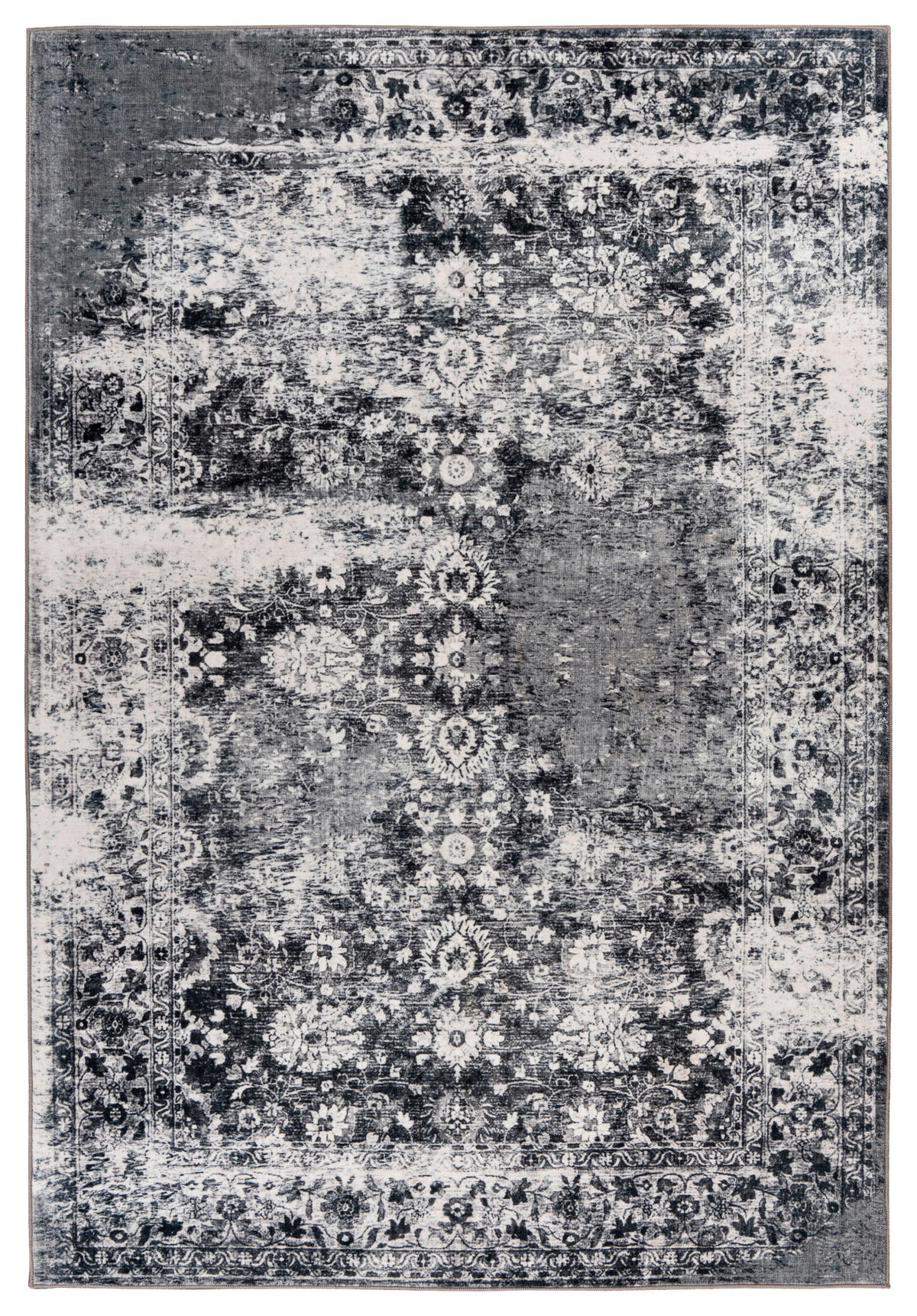 360Living Teppich Saphira grau B/L: ca. 160x230 cm Saphira - grau (160,00/230,00cm) - 360Living