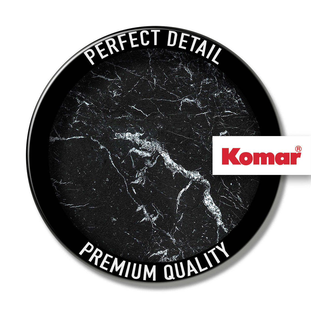Komar Fototapete Marble Nero B/L: ca. 400x250 cm Marble Nero - (400,00/250,00cm) - Komar
