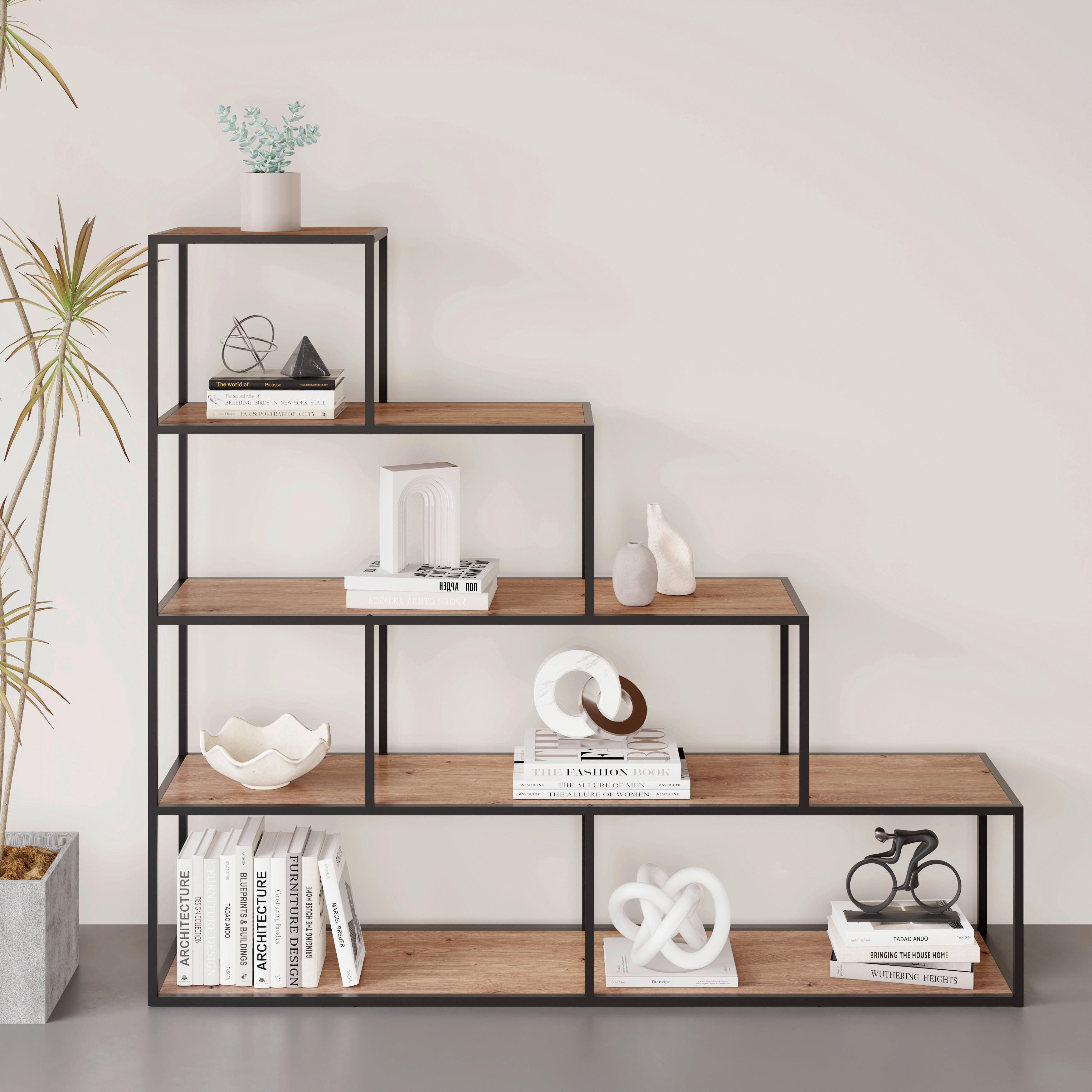 Thumbnail - Raumteiler POCOLine Holzoptik B/H/T: ca. 159x140x33 cm