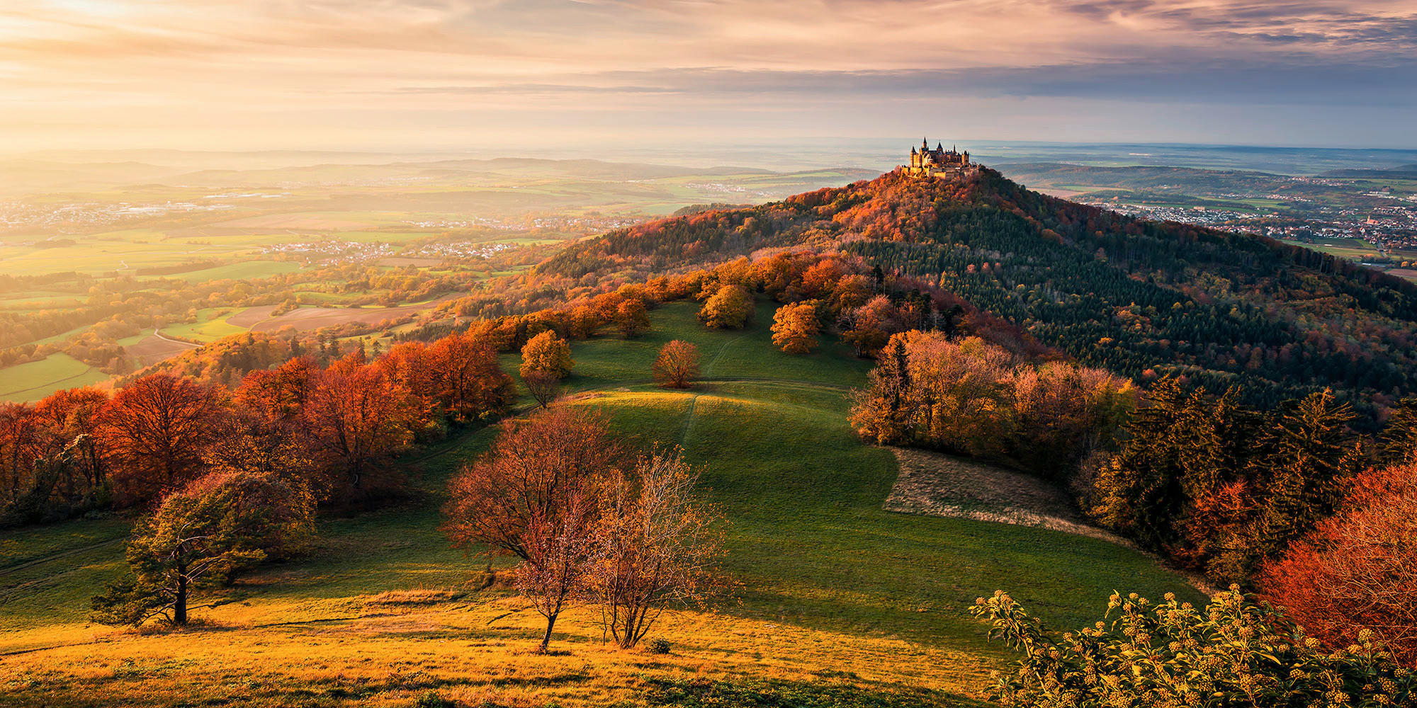 Komar Fototapete Fairy Tale Castle B/L: ca. 200x100 cm