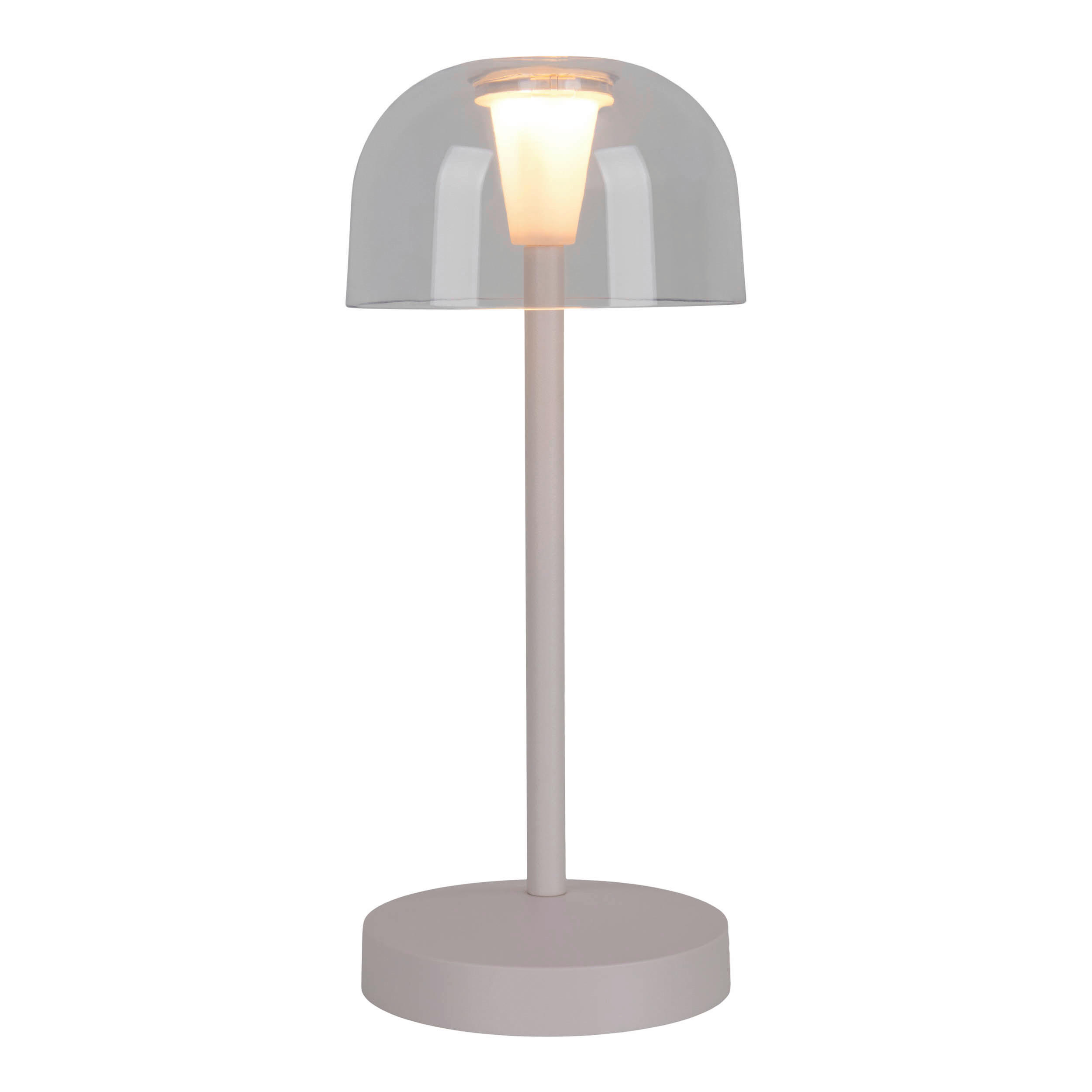 LED-Außentischleuchte weiß B/H/T/D: ca. 8x18,5x8x8 cm GOMBA - weiß (8,00/18,50/8,00cm) - Näve Leuchten