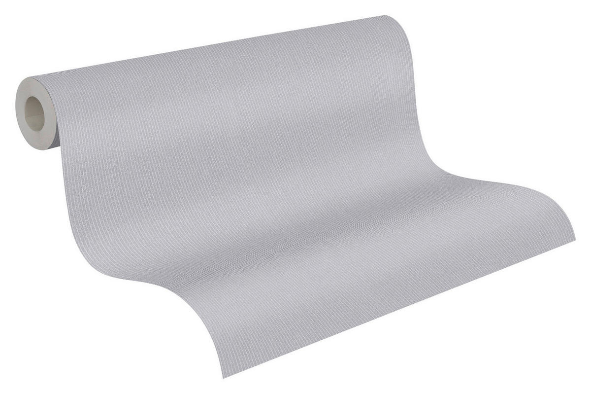 A.S.Creation Vliestapete New Elegance Uni grau B/L: ca. 53x1005 cm New Elegance - grau (53,00/1005,00cm) - A.S.Creation