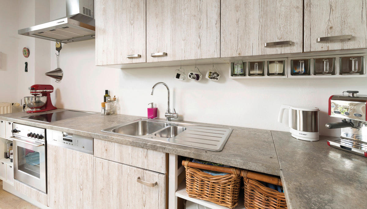 d-c-fix Dekofolie Holzoptik hellbeige B/L: ca. 90x210 cm Dekofolie_d-c-fix_F3465376 - hellbeige (90,00/210,00cm) - d-c-fix