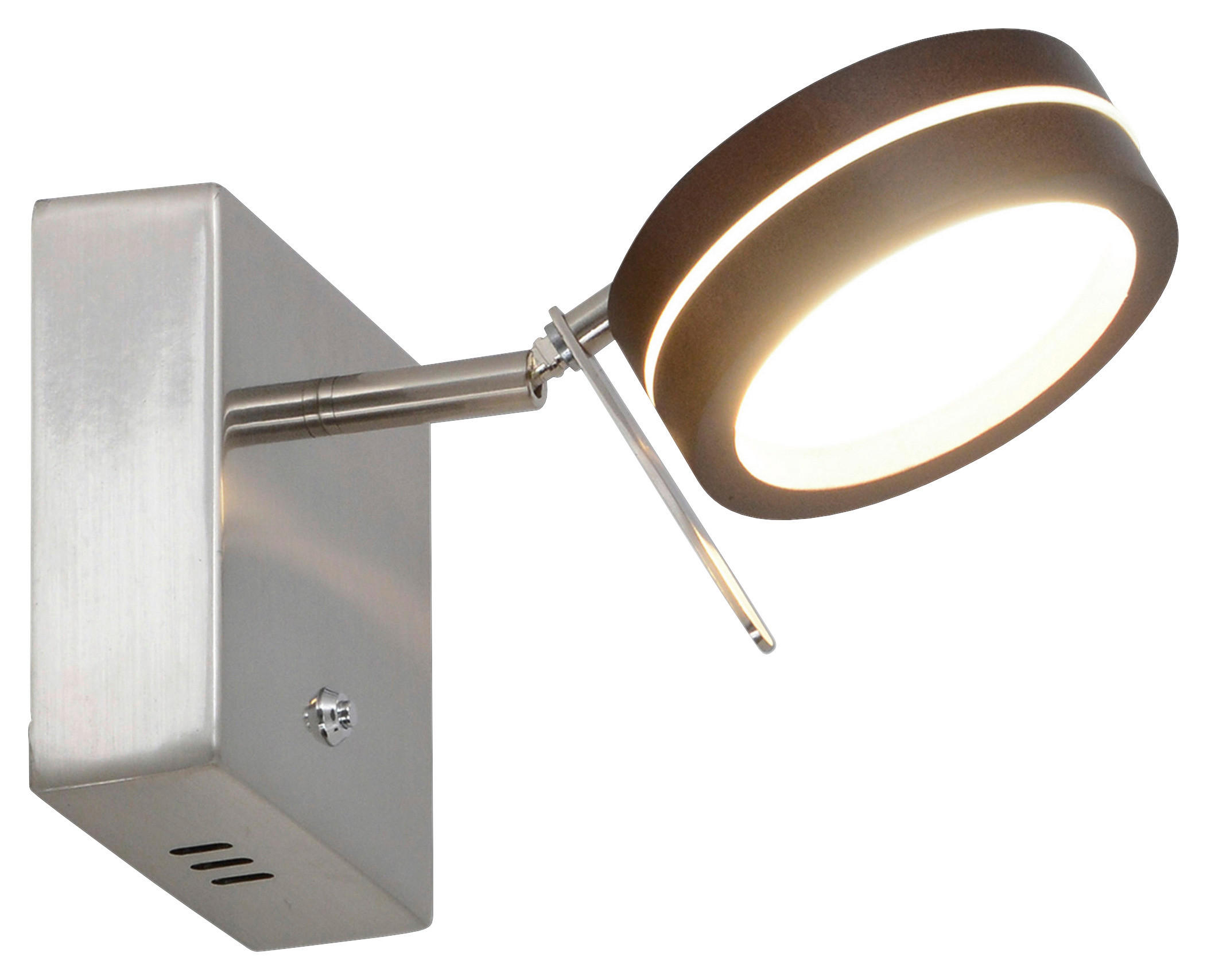 Näve Leuchten LED-Wandleuchte braun Metall Holz B/H/T: ca. 11x11x19 cm TRIBERG - braun (11,00/11,00/19,00cm) - Näve Leuchten