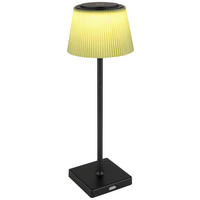 GLOBO LED-Tischleuchte braun mattschwarz Metall Kunststoff H/D: ca. 38x13 cm GREGOIR - braun/mattschwarz (13,00/38,00cm) - GLOBO
