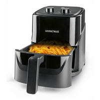 GOURMETmaxx Heißluftfritteuse 19170 schwarz Metall B/H/L: ca. 18,3x18,3x10,3 cm ca. 3,2 l Heißluftfritteuse 19170 - schwarz (10,30/18,30/18,30cm) - GOURMETmaxx