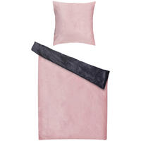 Microfaser Bettwäsche Cashmere touch Wendebettwäsche_Cashmere-Touch - rosé/anthrazit (135,00/200,00cm)