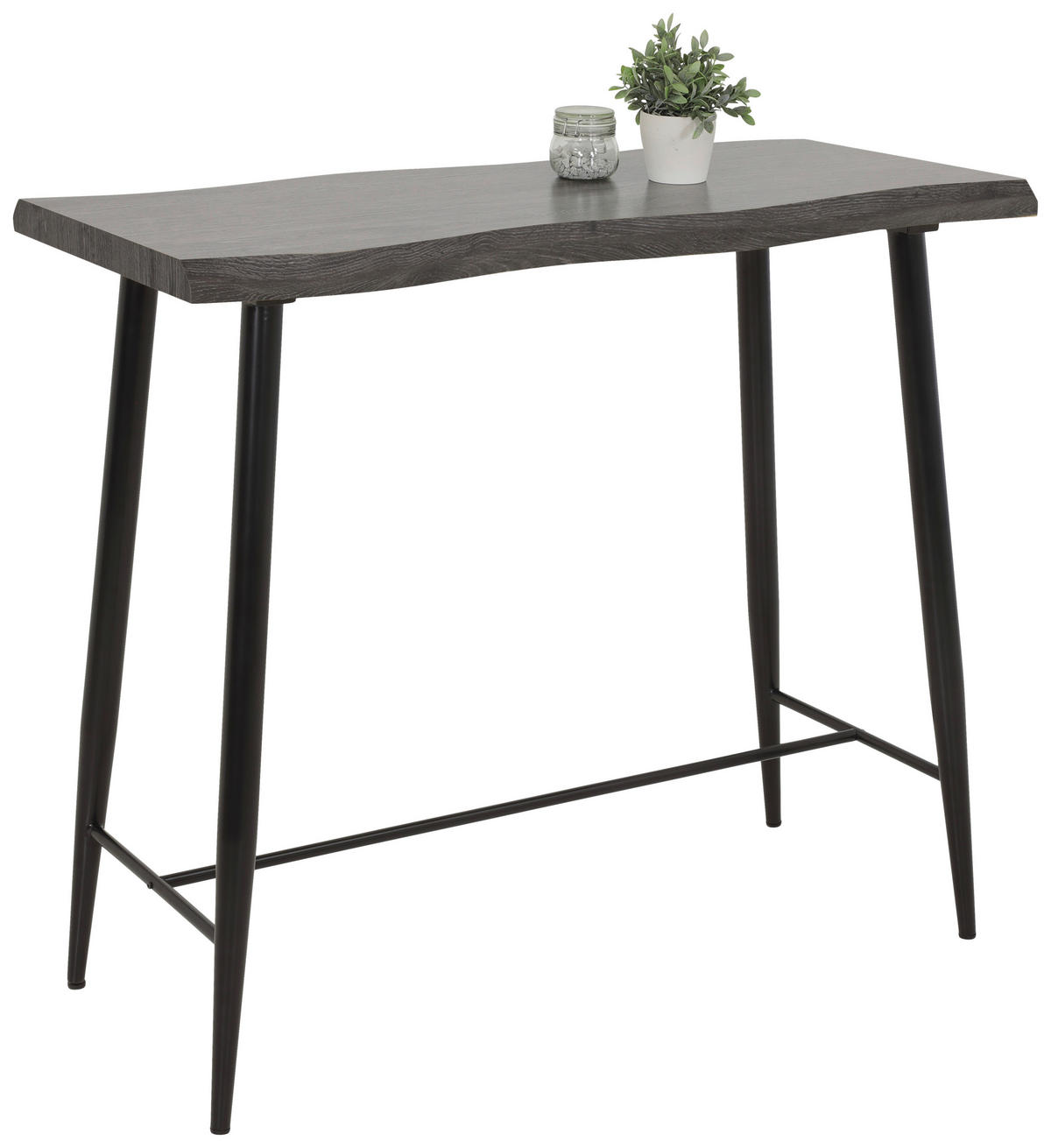 Bartisch Gabi I Akazie grau B/H/T: ca. 120x108x60 cm Gabi I - Akazie/grau (120,00/108,00/60,00cm) - Hela