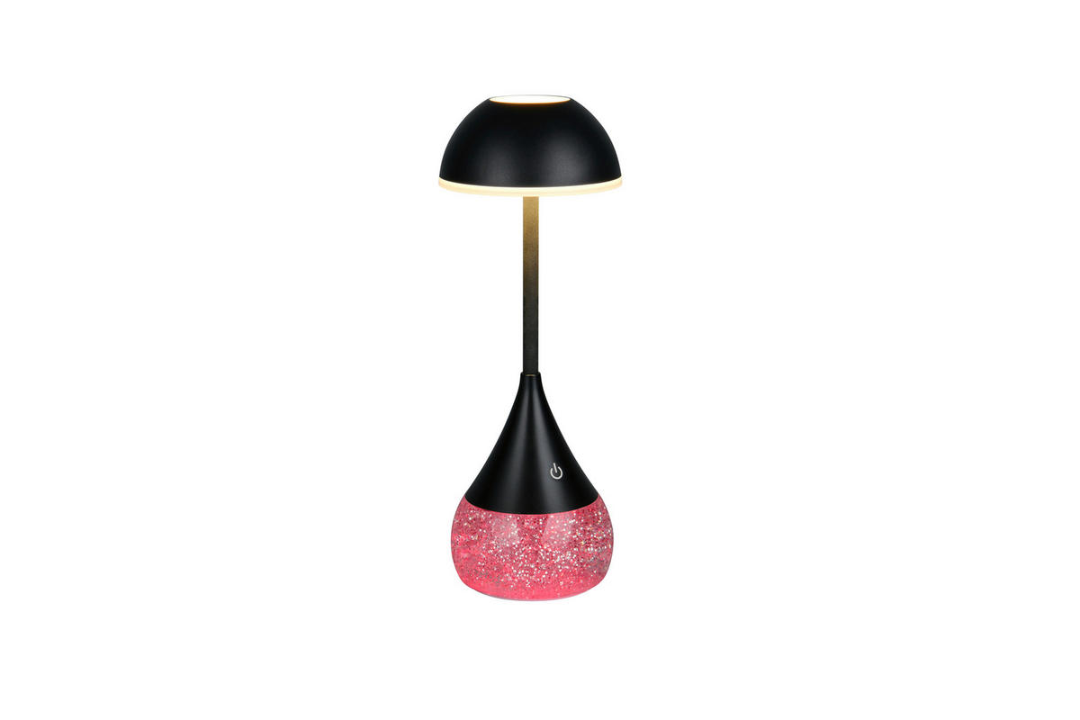 Reality Leuchten LED-Tischleuchte schwarz Kunststoff B/L: ca. 11x28,3 cm LED-Tischleuchte_Tembo - schwarz (11,00/28,30cm) - Reality Leuchten