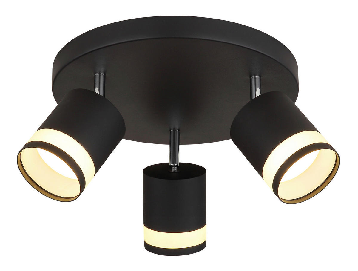 GLOBO Strahler Lucero - schwarz/Opal (30,00/18,50cm) - GLOBO