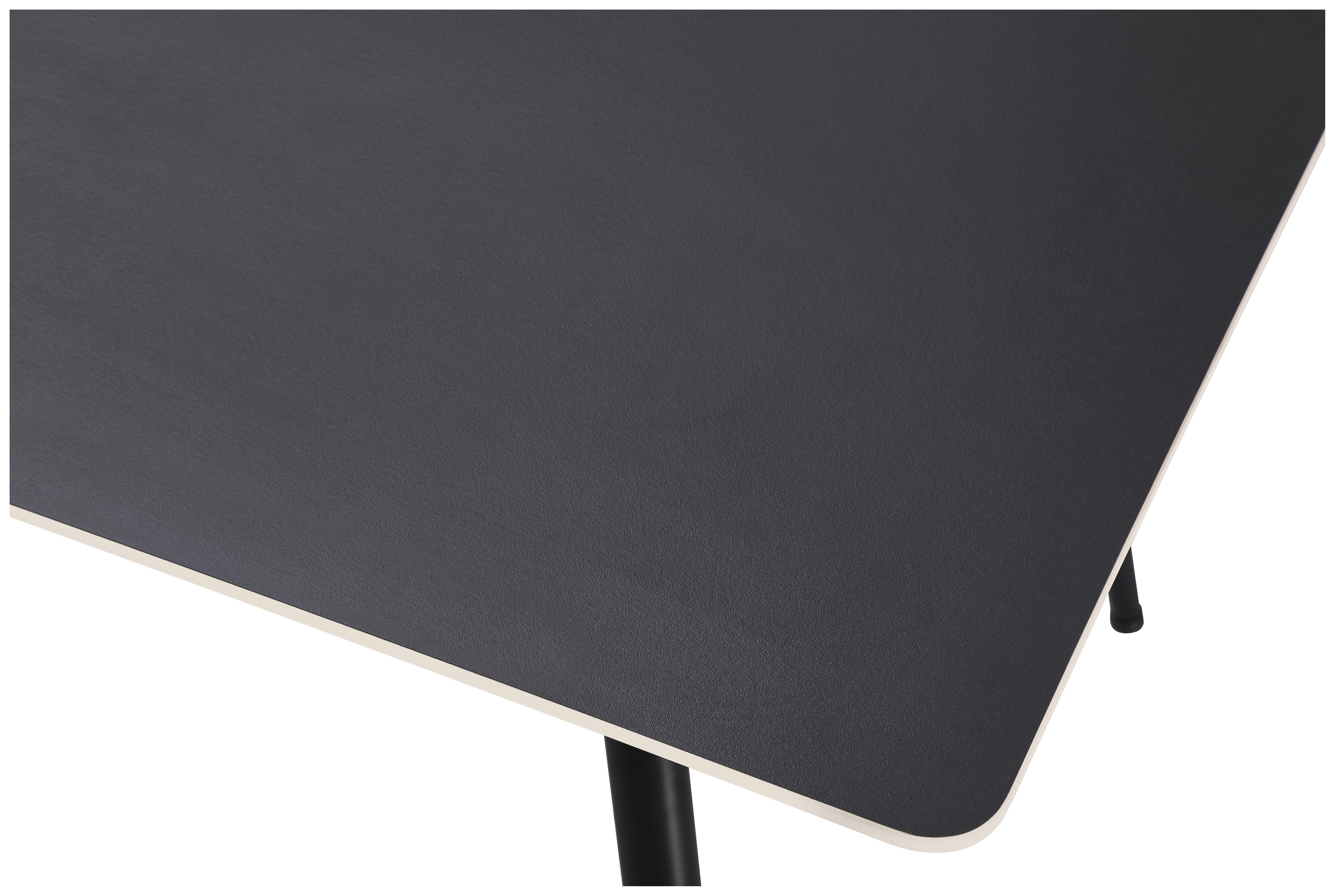 Esstisch Madrid dunkelgrau B/H/T: ca. 120x75x70 cm Madrid - schwarz/dunkelgrau (120,00/75,00/70,00cm)