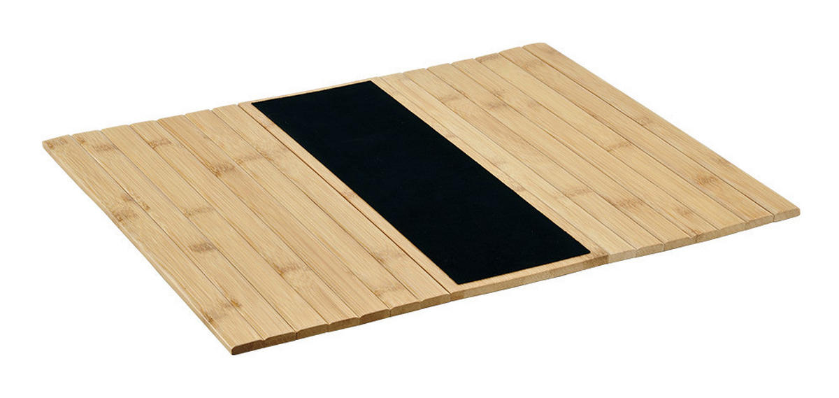 Kesper Tablett natur Bambus B/H/L: ca. 32x0,7x42 cm Sofatablett-/u.Ablage - natur (42,00/32,00/0,70cm) - Kesper
