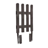 NORTENE Klick-Zaun anthrazit Kunststoff B/H/L: ca. 35x8x55 cm Mini-Zaun_Clickfence_5erPack - anthrazit (55,00/35,00/8,00cm) - NORTENE